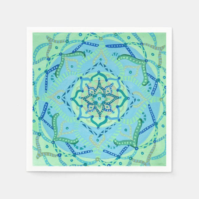 Servilleta De Papel Mandala Napkins (Anverso)