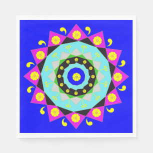 Servilleta De Papel Mandala: Papel decorativo