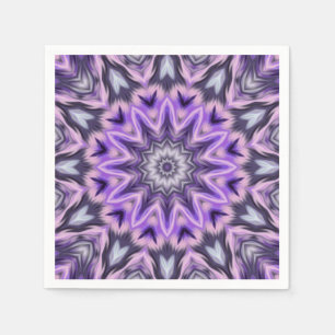 Servilleta De Papel Mandala púrpura de Lilac