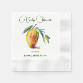 Servilleta De Papel Mango tropical | BABY SHOWER