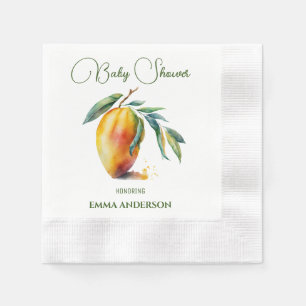 Servilleta De Papel Mango tropical   BABY SHOWER