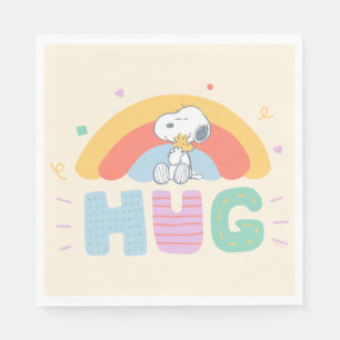 Servilleta De Papel Maní Snoopy & Woodstock Hug