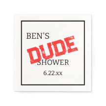 Manly Dude Wedding Shower