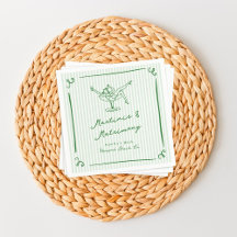 Mano caprichosa dibujó martinis verdes y madurez