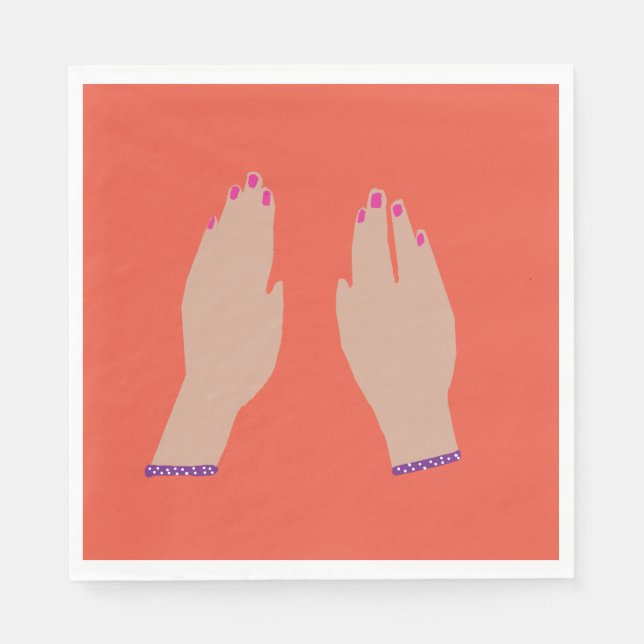 Servilleta De Papel Manos (Anverso)