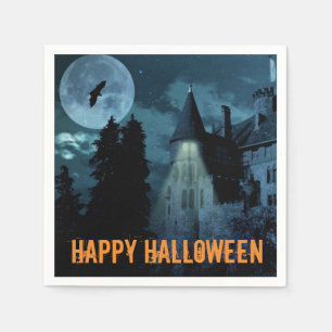 Servilleta De Papel Mansión embrujada gótica de Halloween