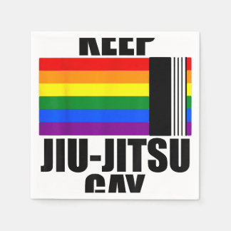 Servilleta De Papel Mantén a Jiu Jitsu Gay Shirt LGBT Mes de Orgullo G