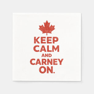 Servilleta De Papel Mantén la Calma y Continúa Carney Toallas Divertid