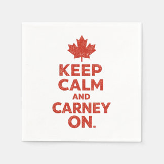 Servilleta De Papel Mantén la Calma y Continúa Carney Toallas Divertid