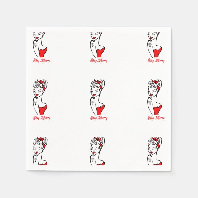 Servilleta De Papel Mantén las toallas de papel de moras (Anverso)