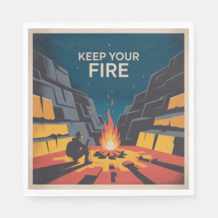 Servilleta De Papel Mantén Tu Fuego