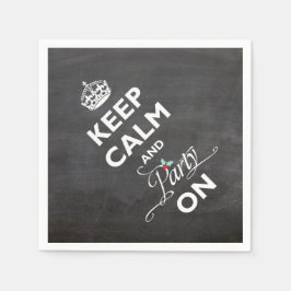 Servilleta De Papel Mantener La Tranquilidad Y El Fiesta En Las Vacaci