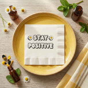 Servilleta De Papel Mantente Positivo