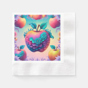 Servilleta De Papel manzana colorida