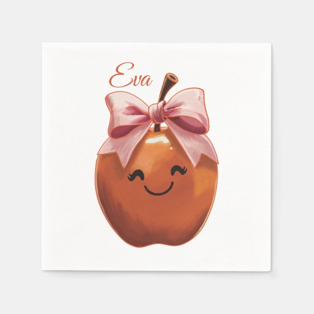 Servilleta De Papel Manzana de regalo dulce (Anverso)