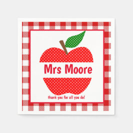 Servilleta De Papel manzana del profesor