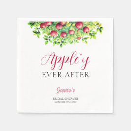 Servilleta De Papel Manzana Siempre Después de la Boda Lluvia