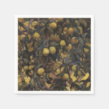 Manzanas en las ramas de árboles (de Serebriakova)