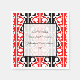 Servilleta De Papel Maori Kowhaiwhai Boda Keepsake