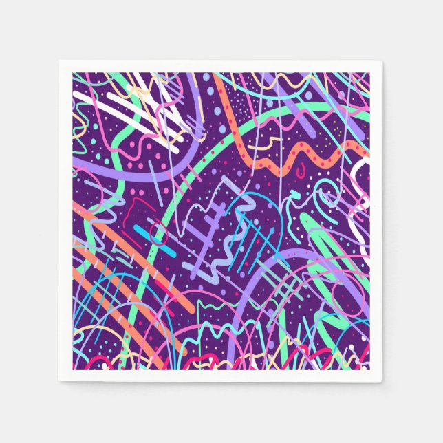 Servilleta De Papel Mapa de las estrellas (Anverso)