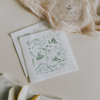 Mapa ilustrado esbozado de Italia | BODA