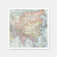 Mapa político de Asia (1916)