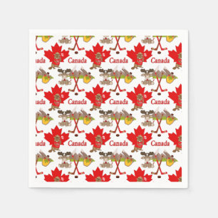 Servilleta De Papel Maple Leaf Canadian