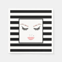 Maquillaje de rostro de oro rosa Cejas Labios Bell