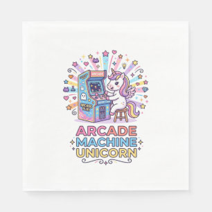 Servilleta De Papel Máquina de Arcade de Unicornio Arte de Unicornio L