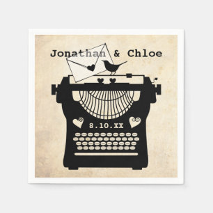 Servilleta De Papel Máquina de vinificación romántica