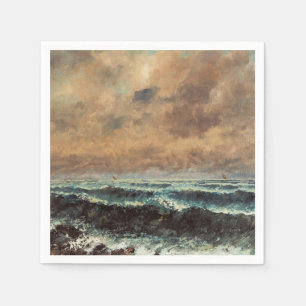 Servilleta De Papel Mar de Otoño - Gustave Courbet