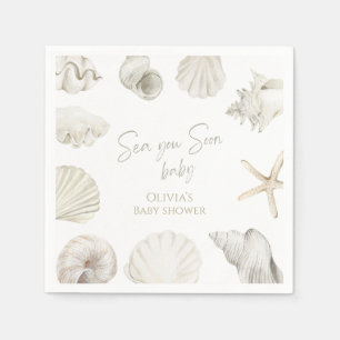 Servilleta De Papel Mar pronto bebé ducha