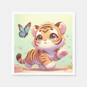 Servilleta De Papel Maravilla en los ojos de un gatito