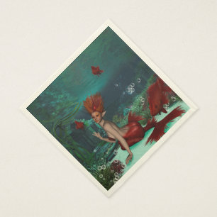 Servilleta De Papel Maravillosa sirena