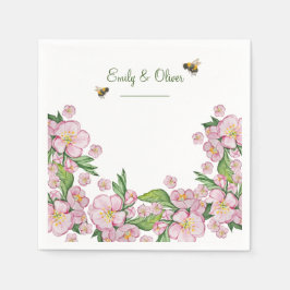 Servilleta De Papel Maravillosas acuarelas de manzanas y е