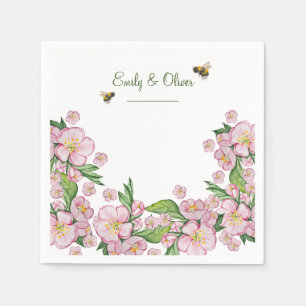 Servilleta De Papel Maravillosas acuarelas de manzanas y е