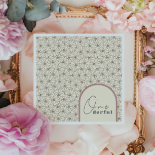 Servilleta De Papel Maravilloso Chicas de Retro Daisy primer Fiesta de