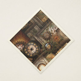 Servilleta De Papel Maravilloso diseño de steampunk
