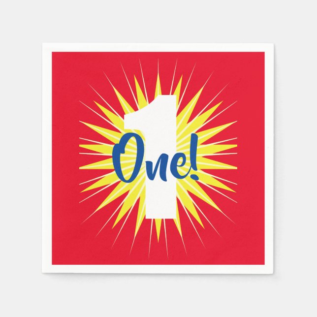 Servilleta De Papel Maravilloso Fiesta de cumpleaños (Anverso)