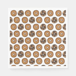 Servilleta De Papel Marble Rye Plain Bagels Desayuno Brunch NYC Deli