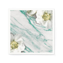 Marble Tiffany Purpurina de jazmín blanco esmerald