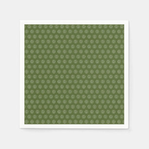 Servilleta De Papel Marca profesional Logotipo Minimalista Moss Green