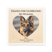 Marco divertido corazón perro personalizado agrade