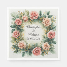 Marco floral de acuarela elegante