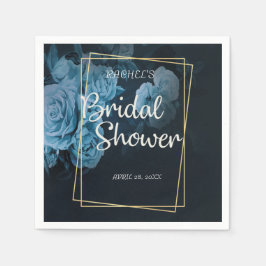 Servilleta De Papel Marco geométrico de oro de Moda simple