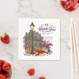 Servilleta De Papel Mardi Gras