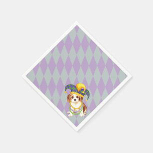Servilleta De Papel Mardi Gras Cavalier King Charles Spaniel