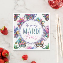 Servilleta De Papel Mardi Gras festivo