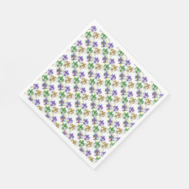 Servilleta De Papel Mardi Gras flor de lis