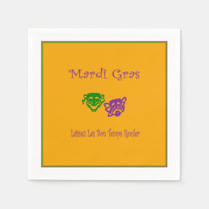 Servilleta De Papel Mardi Gras Mask Rouler